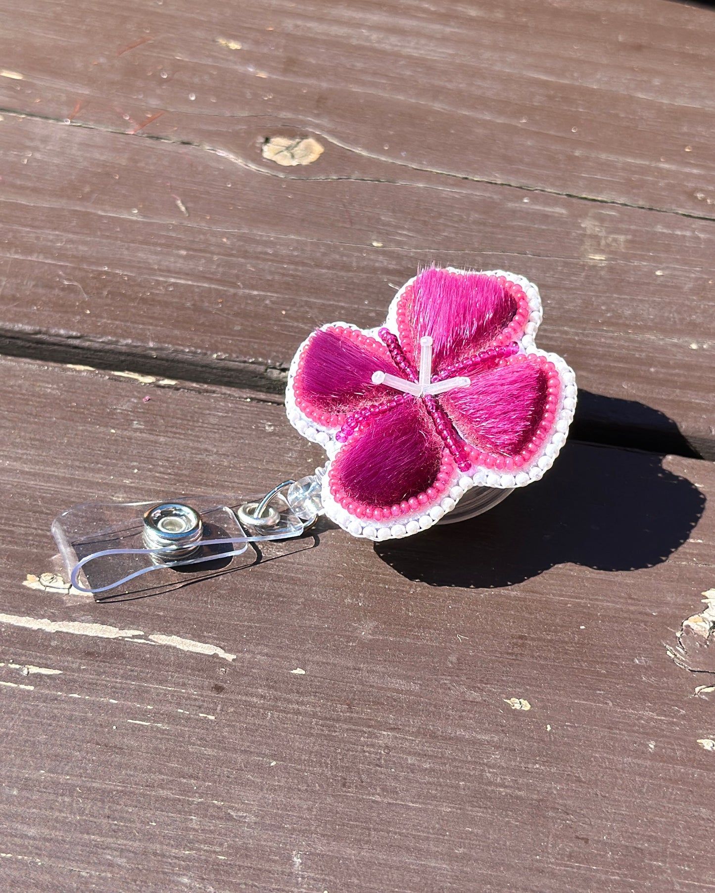 Fireweed badge reel