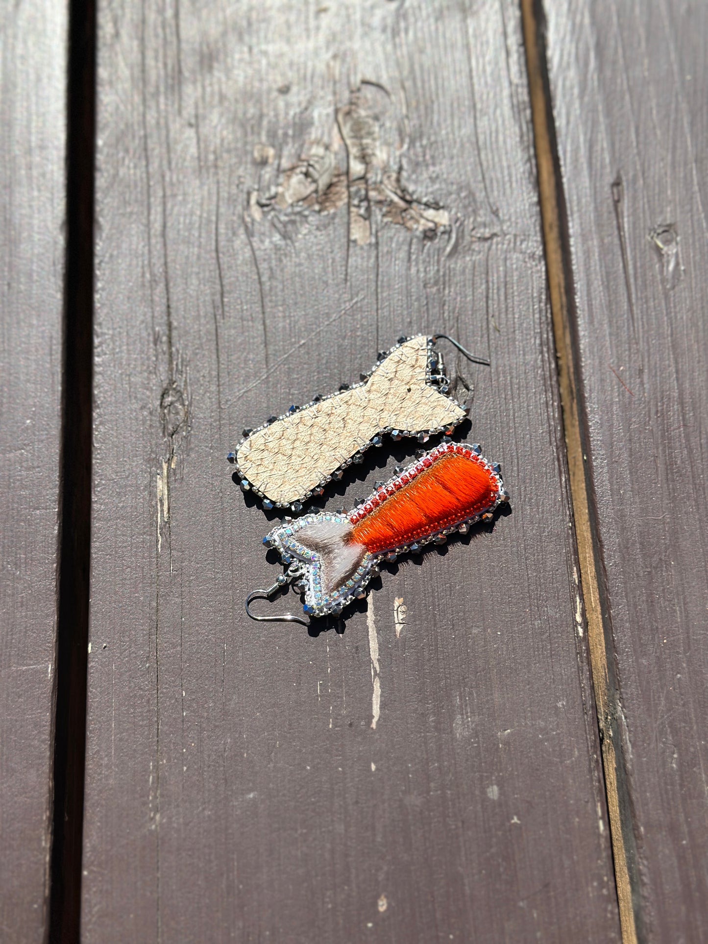 Mini dryfish earrings