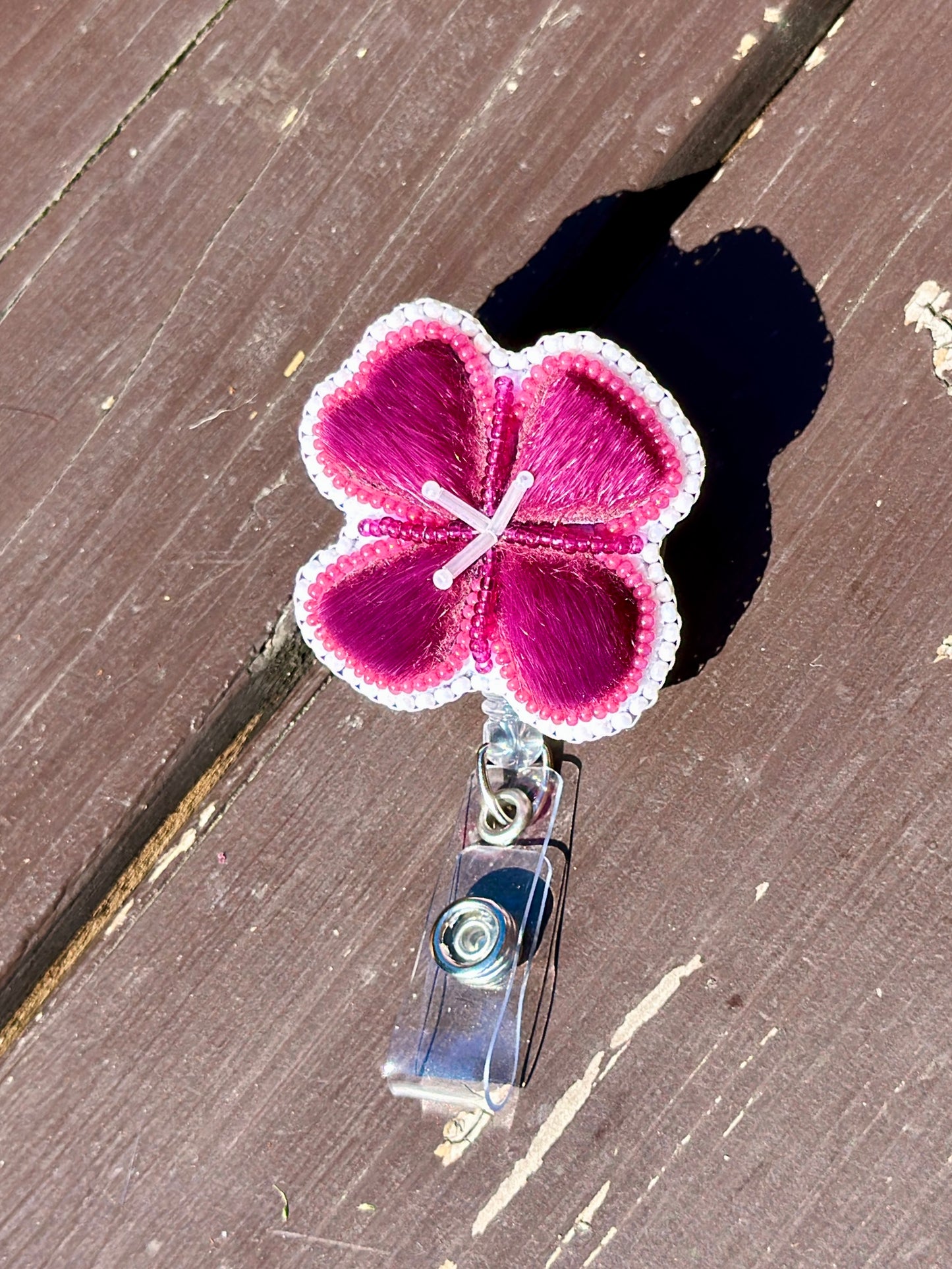 Fireweed badge reel