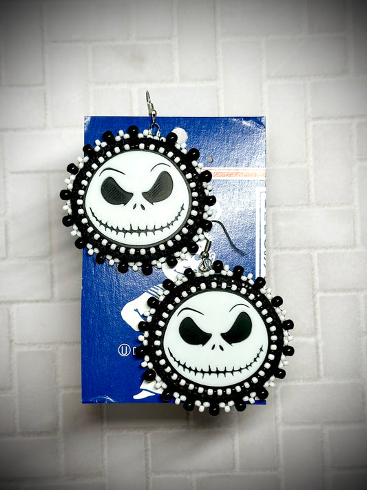 Jack skellington earrings
