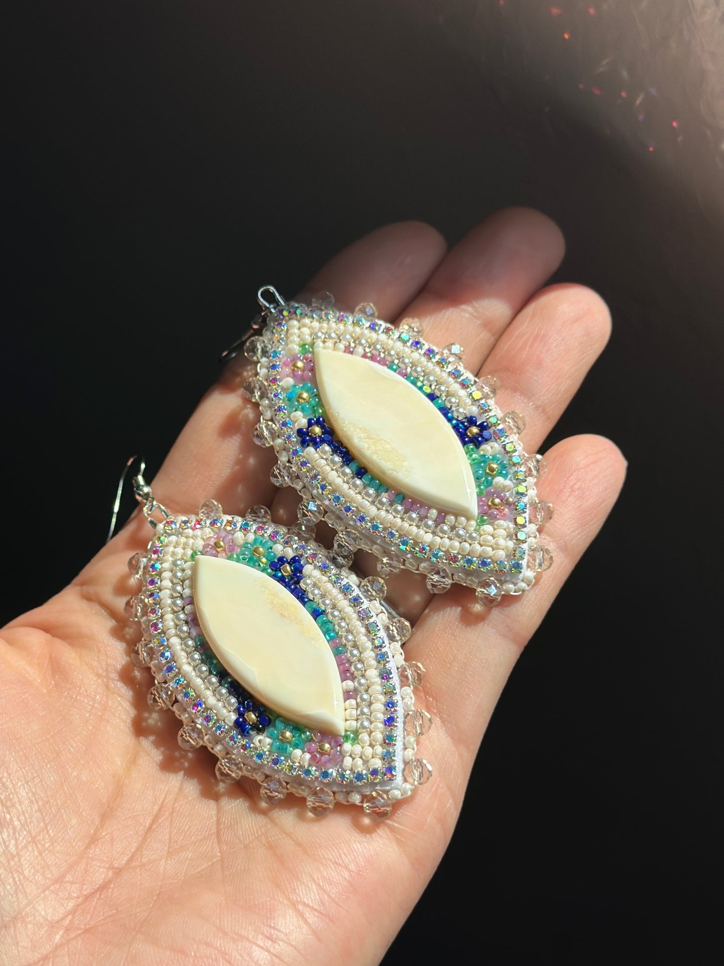 Ivory earrings