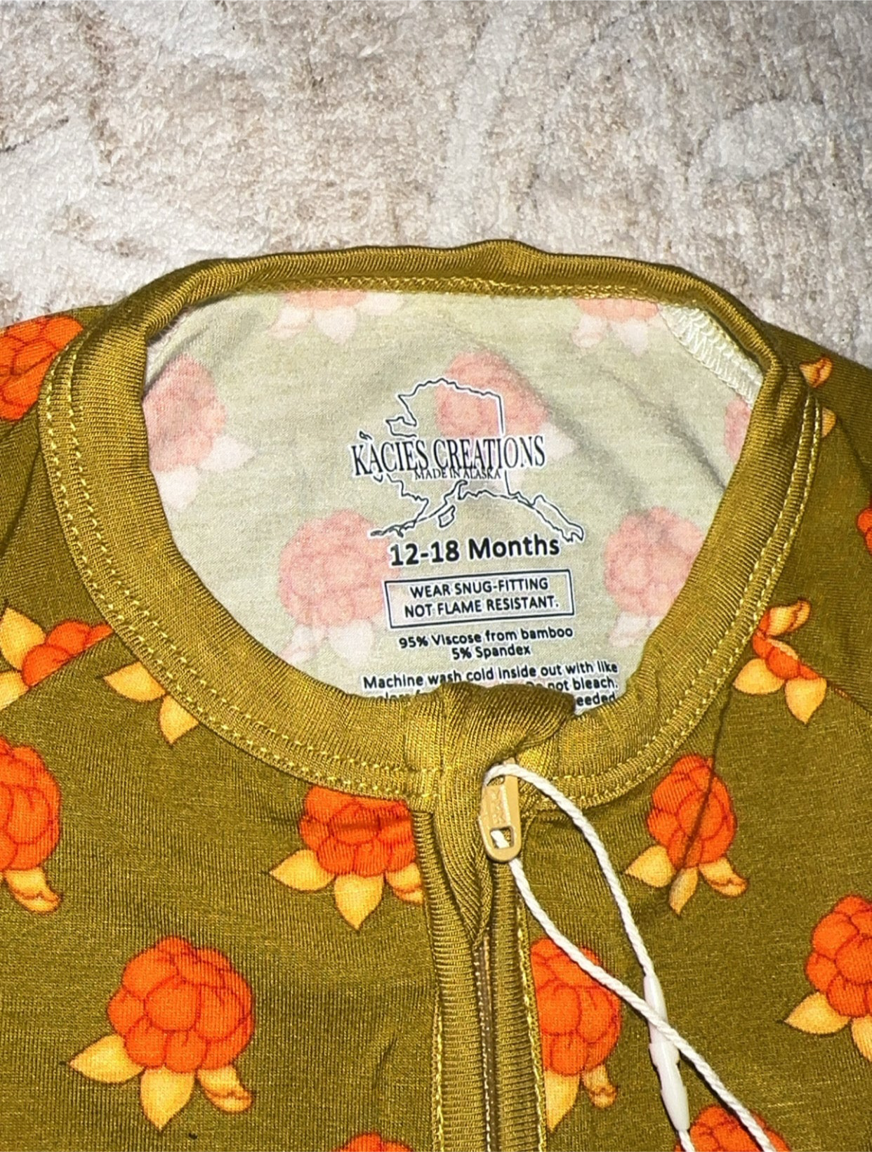 Bamboo Zippie Romper