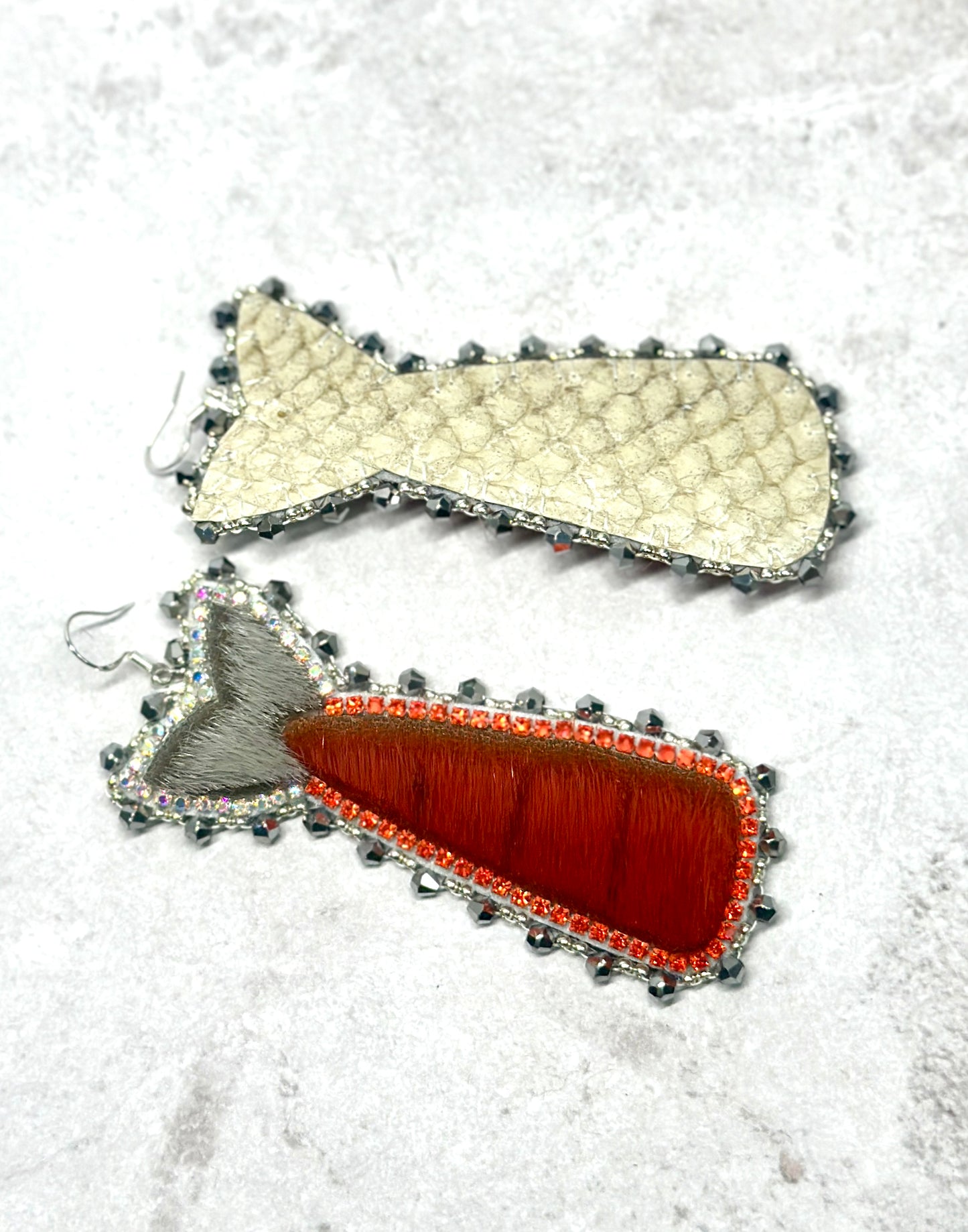 Regular dryfish earrings