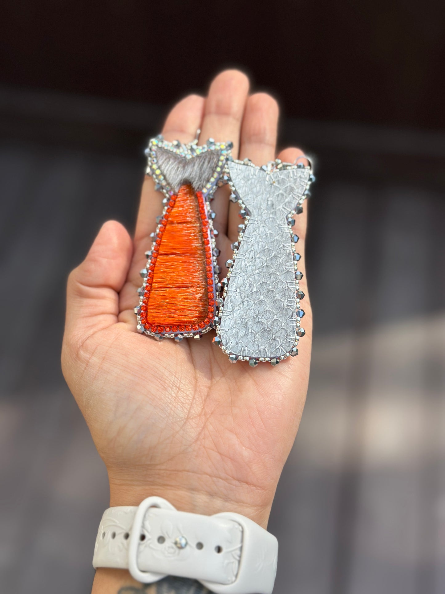 Regular dryfish earrings