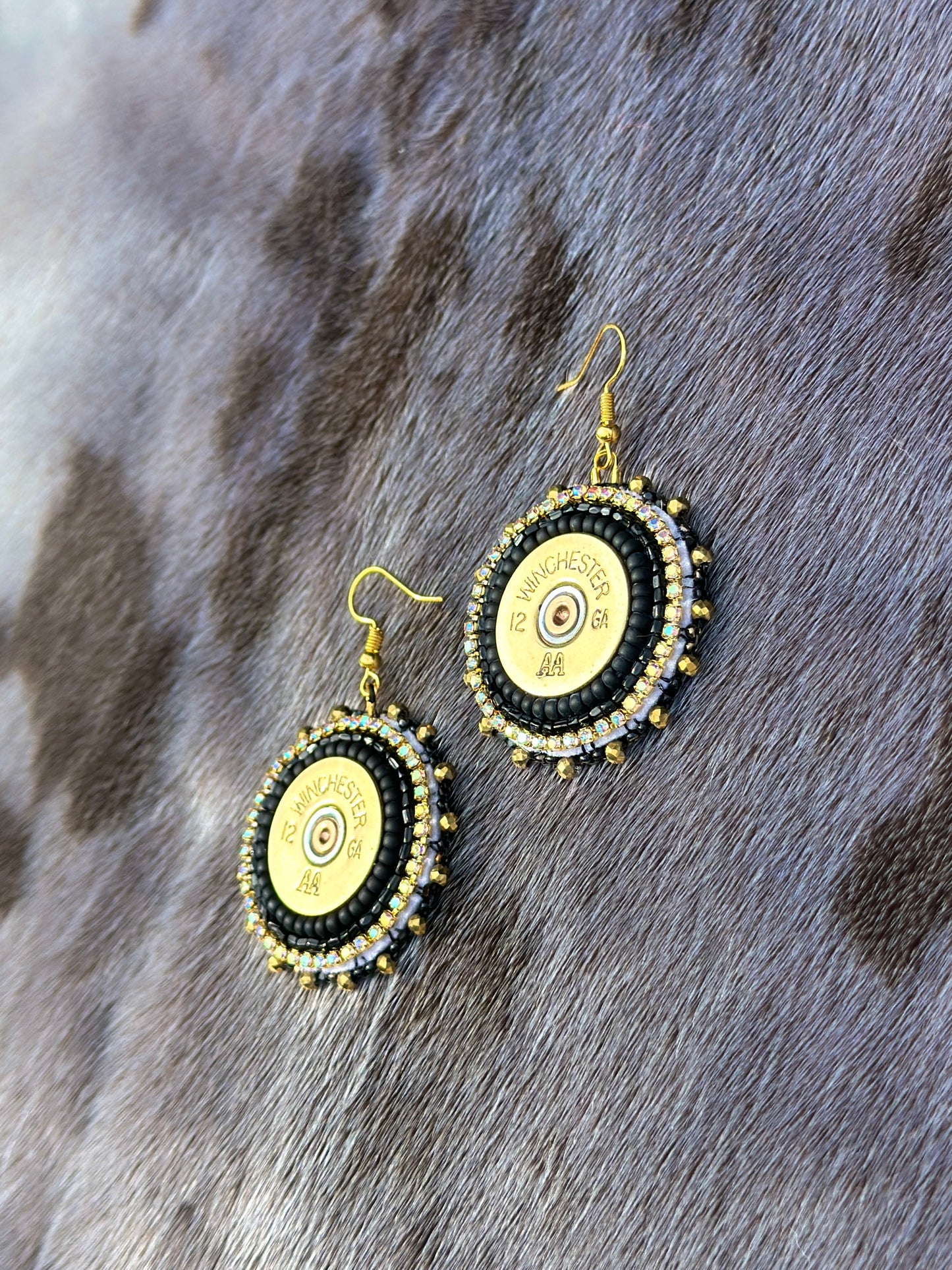 Bullet casing earrings