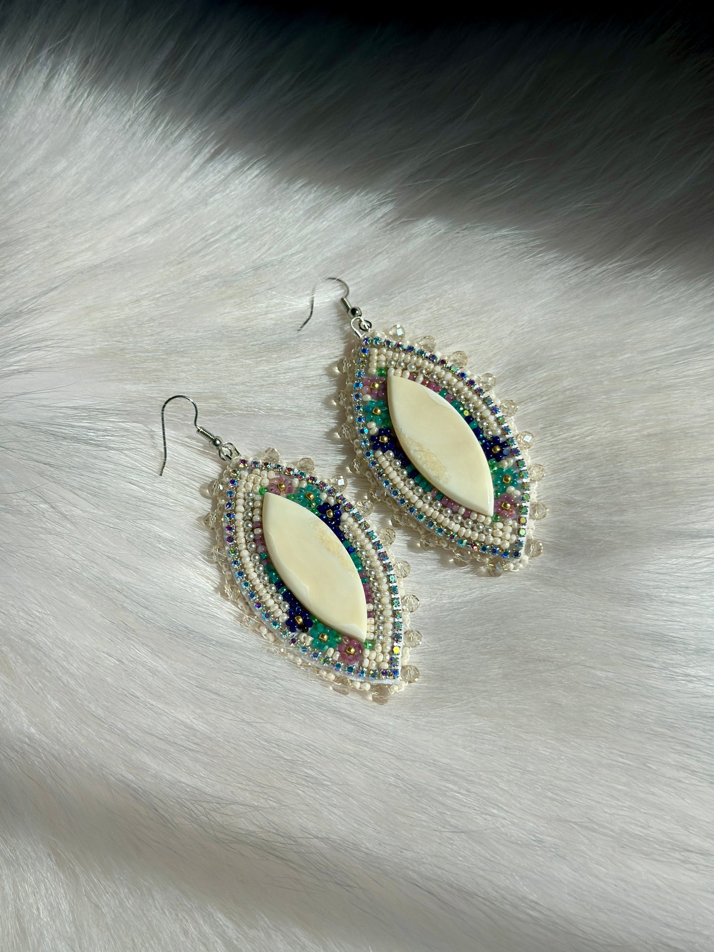 Ivory earrings