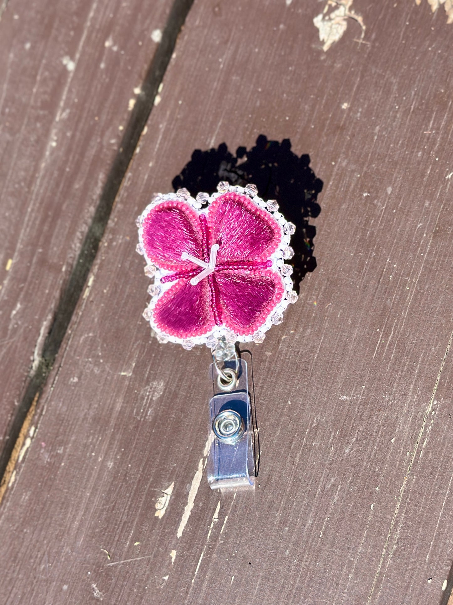 Fireweed badge reel
