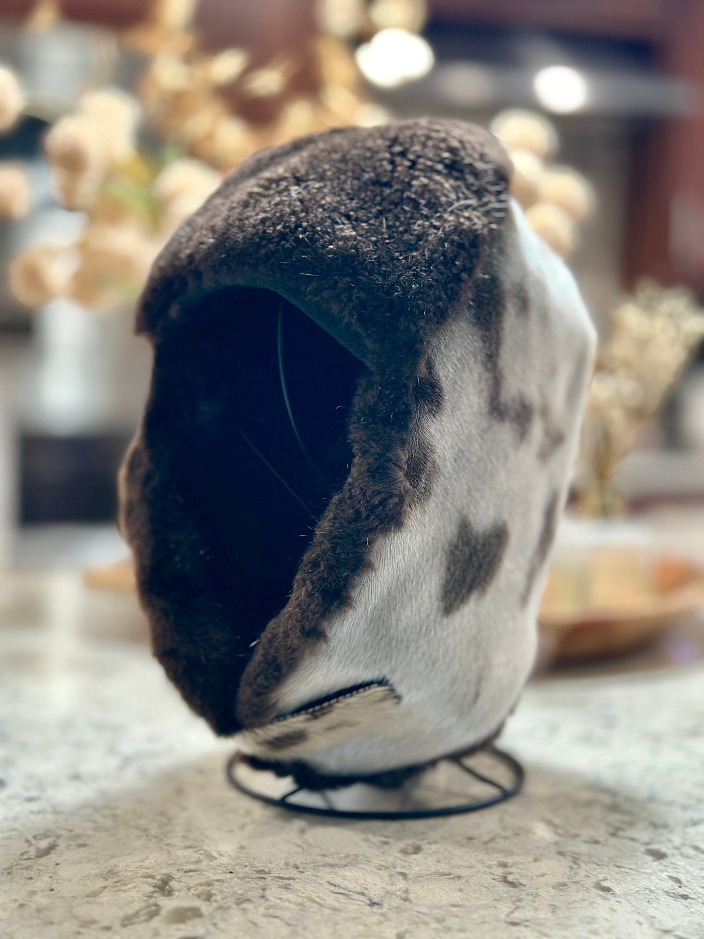Large sealskin hat