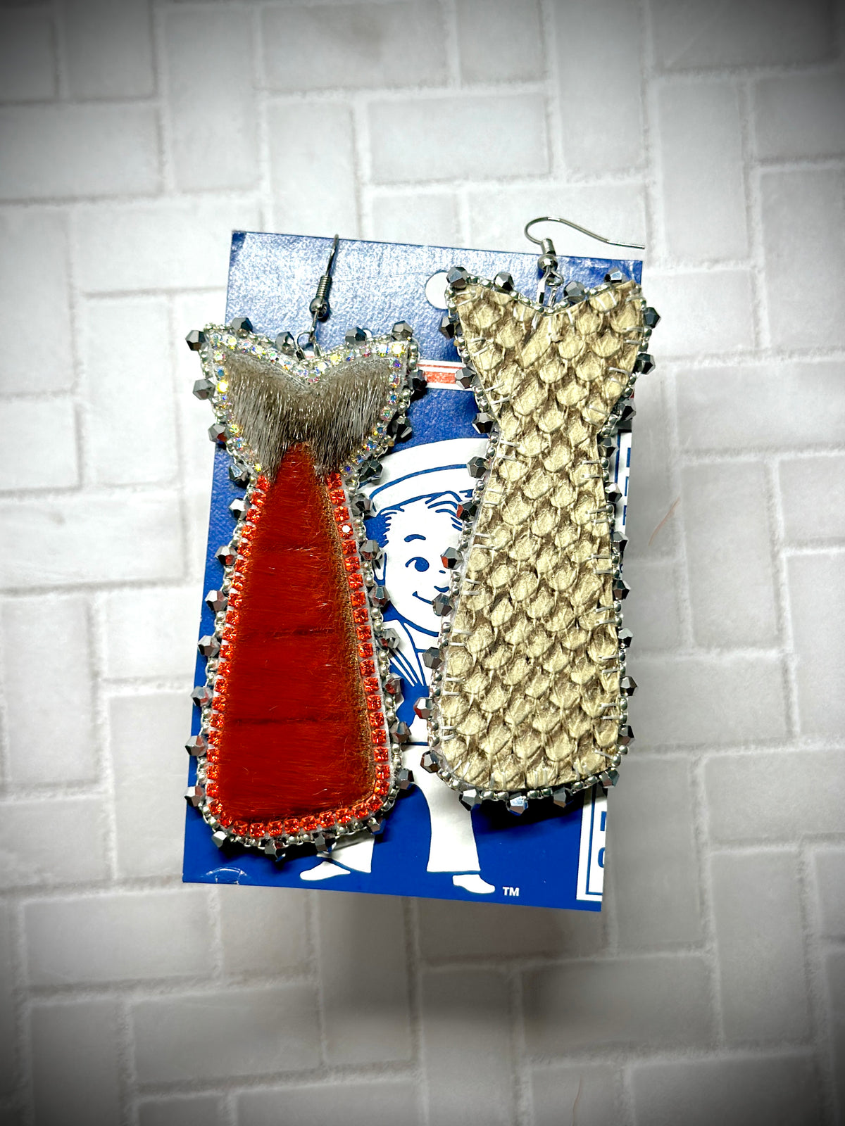 Regular dryfish earrings