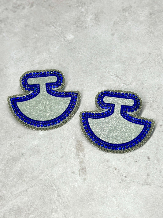 Beaded ULU earrings