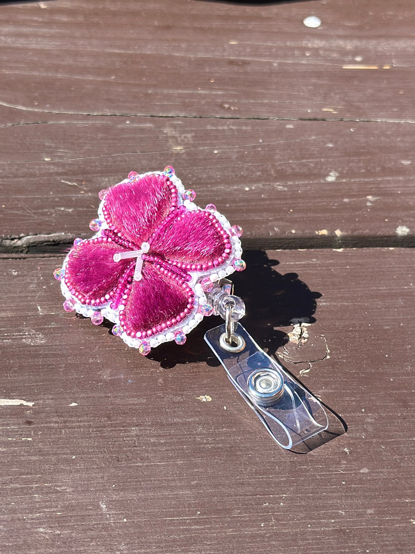 Fireweed badge reel